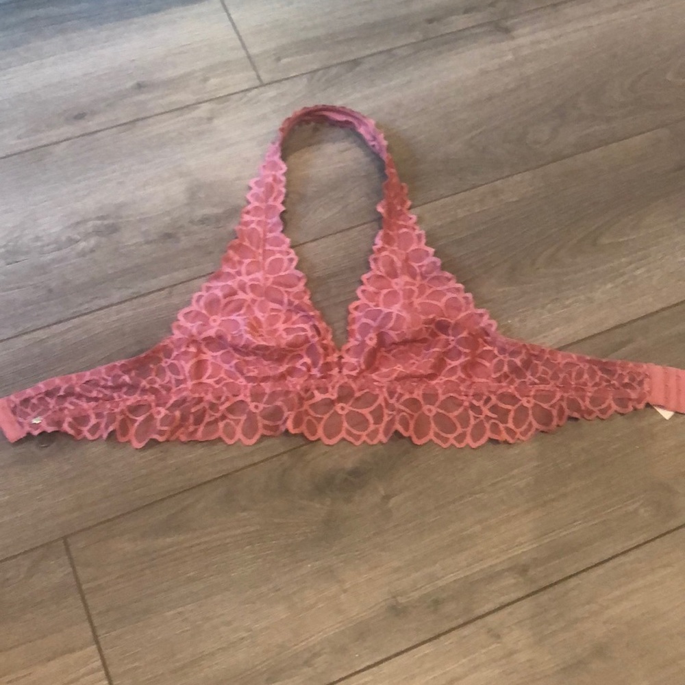 Mauve Pink Not-padded Pink Bra
